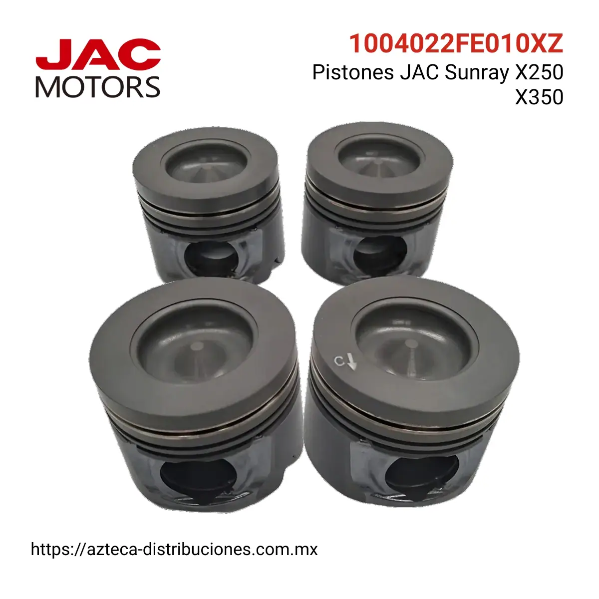 Pistones JAC Sunray X250 X350