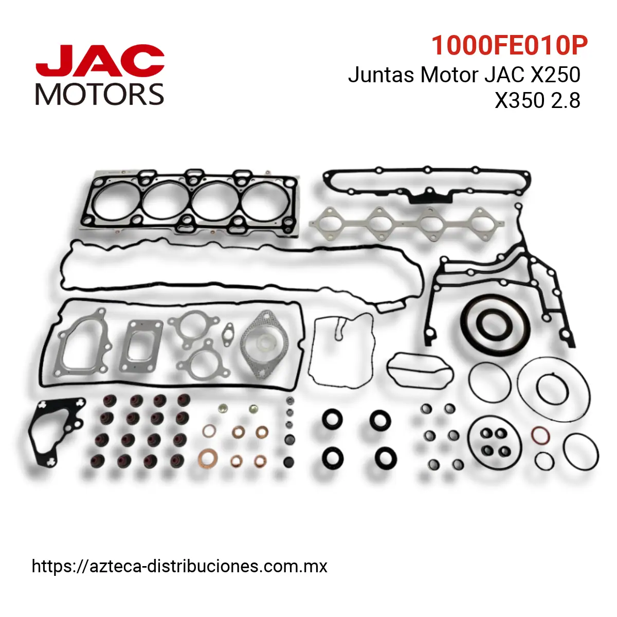 Juntas Motor JAC X250 X350 2.8