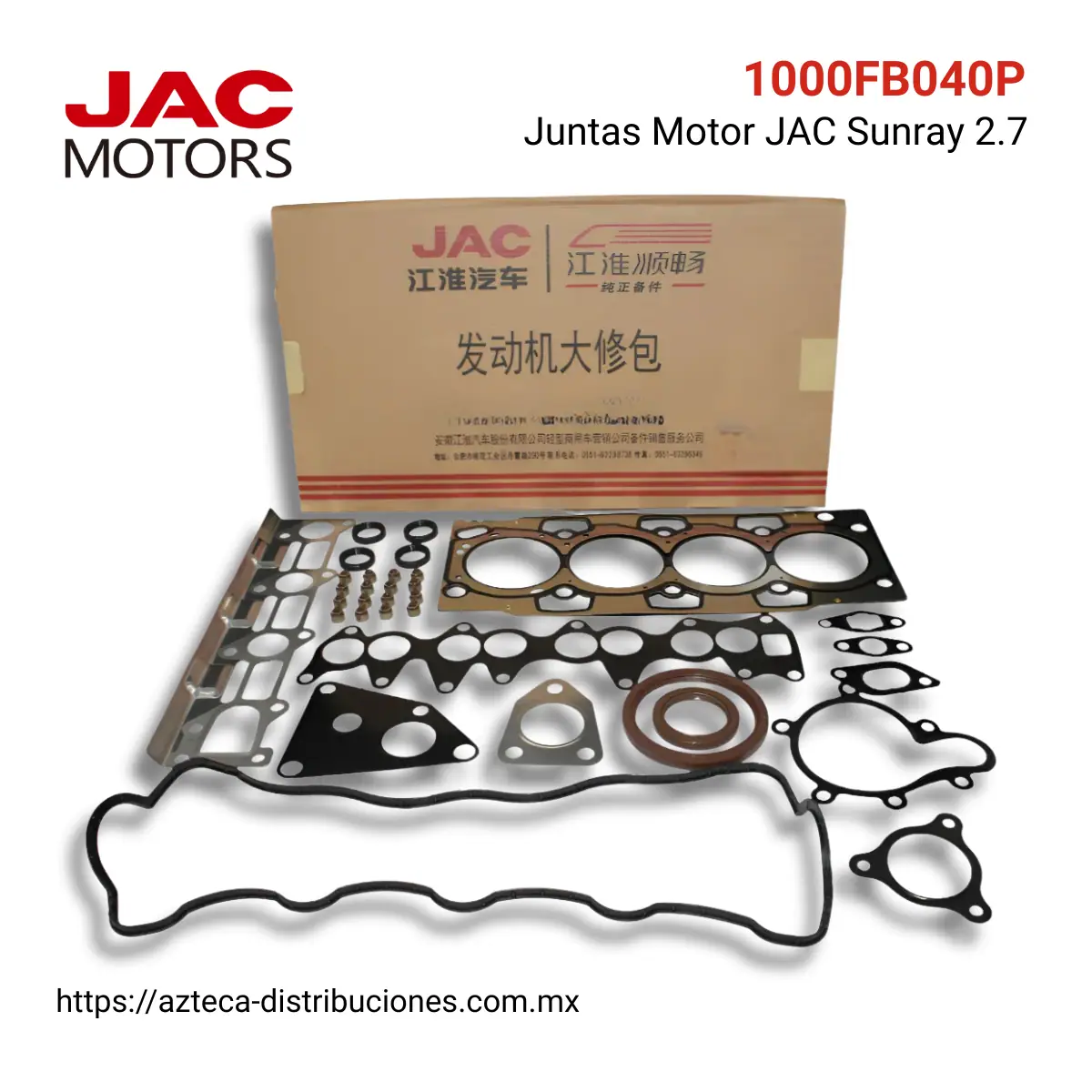 Juntas Motor  JAC Sunray