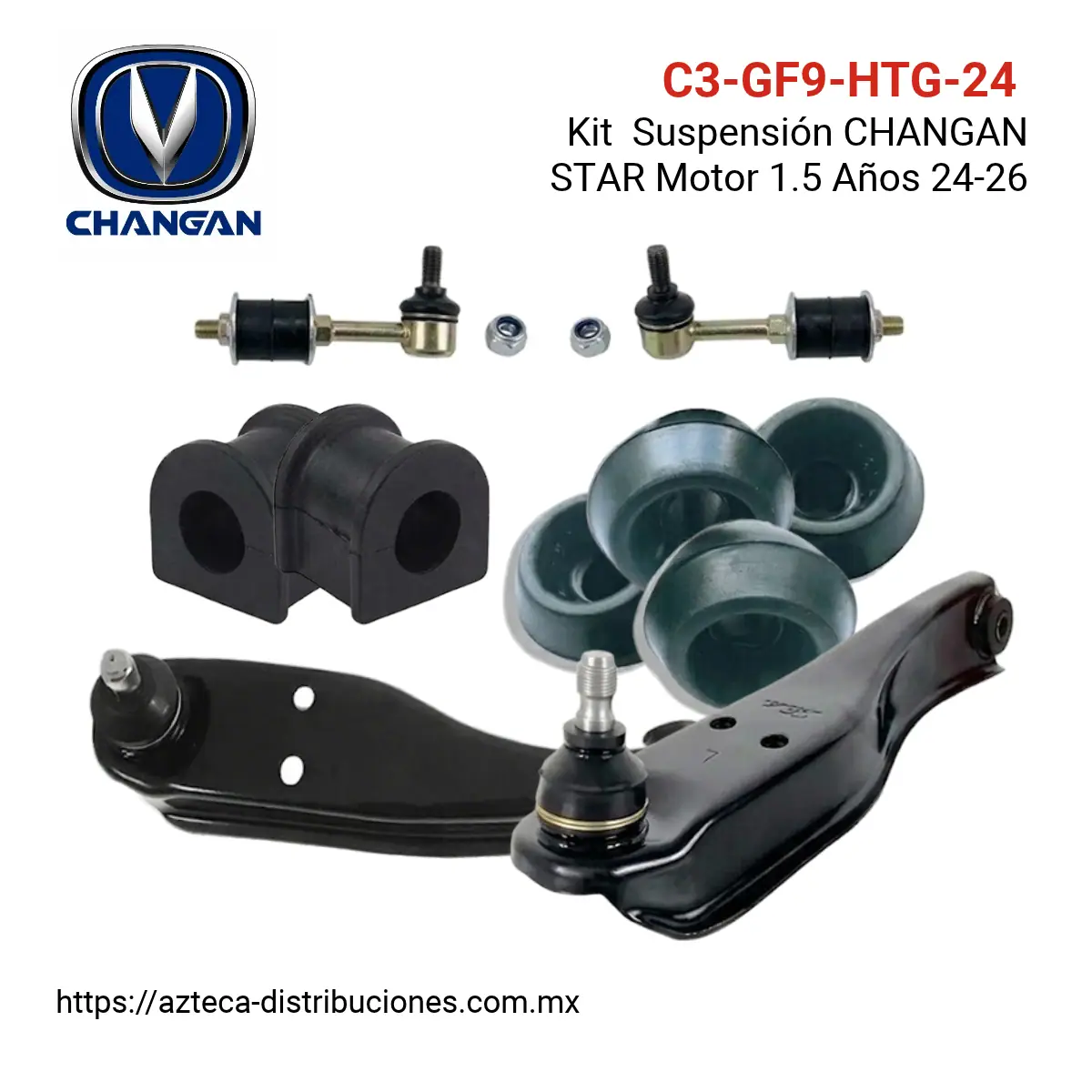 Kit  Suspensión CHANGAN STAR Motor 1.5 Años 24-26